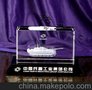 水晶内雕坦克、纪念品订做、军训水晶礼品、北京水晶奖杯