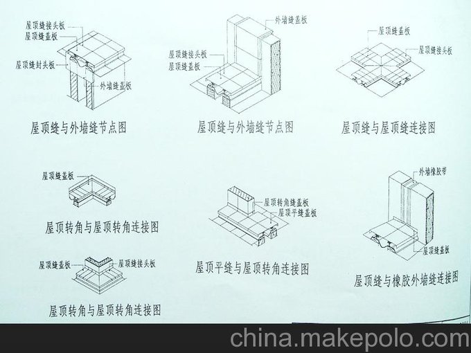 供應(yīng)04cj01-1岳陽變形縫 伸縮縫 屋面/墻面縫（3m/支）包安裝圖片