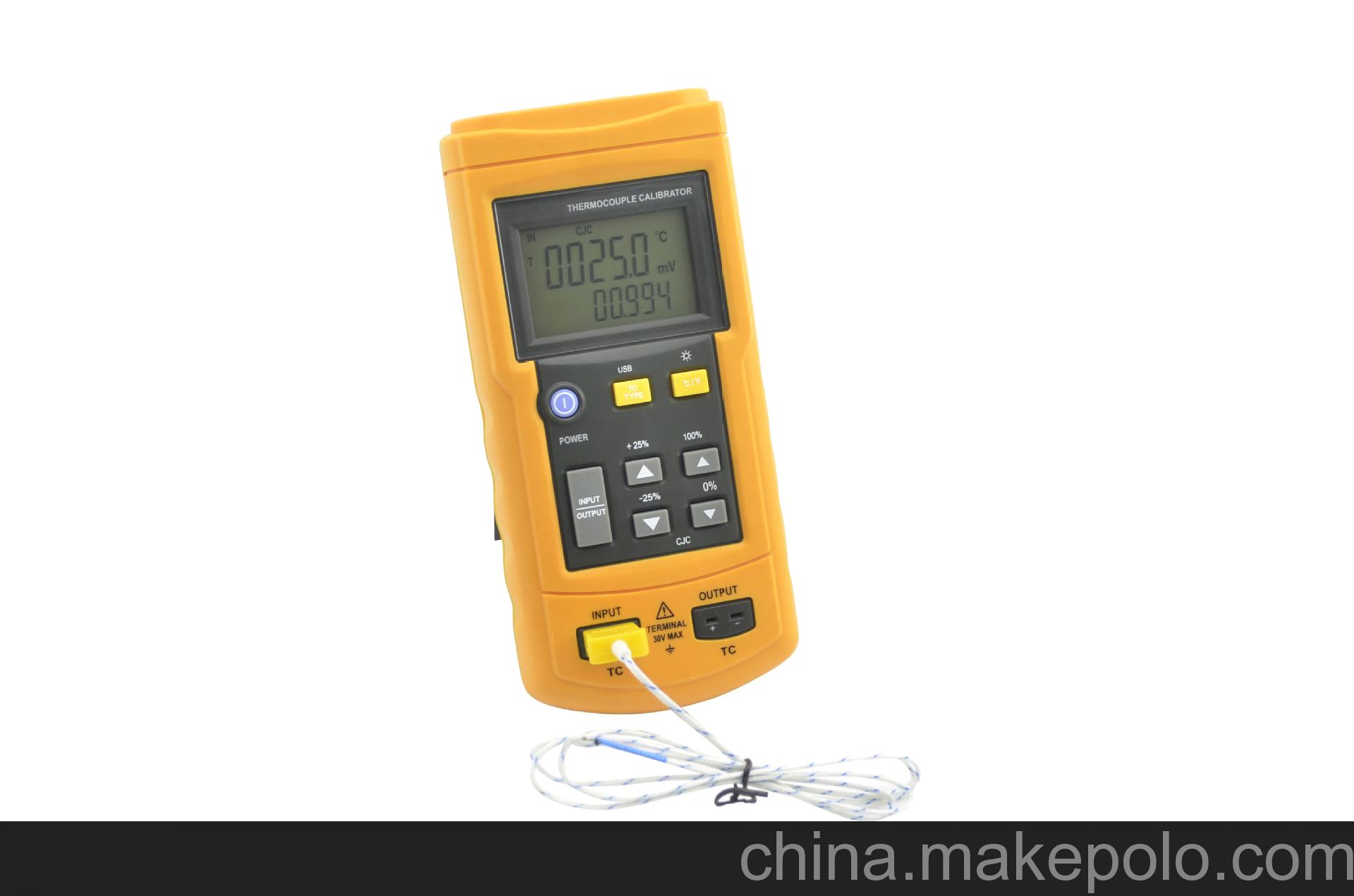MIK502熱電偶校準儀手持式熱電偶校準器信號發生器 溫度校驗儀