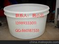 供应大量生产1吨大口塑料圆桶，汉中1000L食品级腌制桶批发