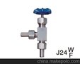 供应J24W-160内螺纹角式针型阀 对焊式直角针型阀