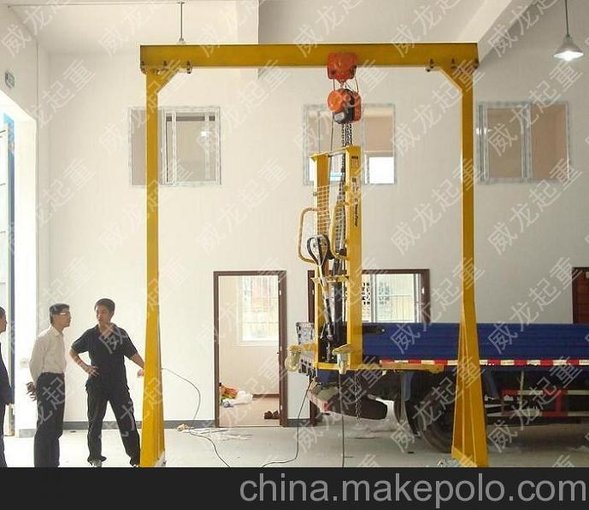 供應(yīng)威龍起重龍門架SD-1型2噸4米X5米龍門架龍門架圖片