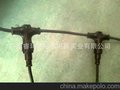 专业生产LED防水接头线 LED电源T型三通防水接头线 串连三通