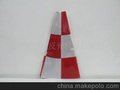 厂家直销优质反光PVC50路锥套