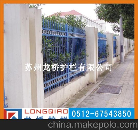 上海圍墻護欄/上海圍墻欄桿/上海圍墻柵欄/龍橋廠直銷圖片