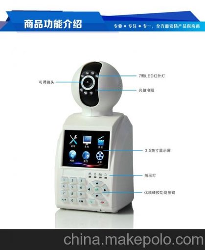 供應家庭防盜報警，手機看家，老人/病人看護，視頻通話(huà)圖片