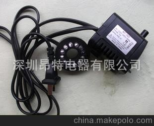 供應AT-707 /7W假山噴泉潛水泵/微型潛水泵加水下LED燈圖片