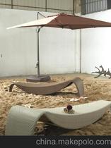 舒纳和上海批发 编藤躺椅 户外家具 仿藤沙滩椅 藤椅