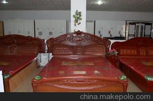 龍鳳床，仿古產(chǎn)品，美觀典雅，質(zhì)樸高檔。圖片