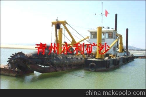 黃樓永利礦沙機(jī)械絞吸式挖沙船圖片