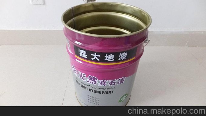 涂藍(lán)桶 涂料桶 20L涂料桶 花籃桶 花邊桶 大口桶 化工桶 乳膠漆桶圖片