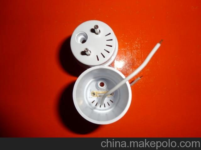 東莞燈頭 加長(zhǎng)燈頭 T8電源燈頭 LED日光燈 燈頭開模圖片