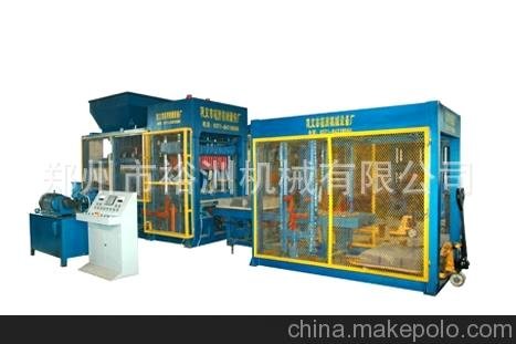 裕洲機(jī)械QTJ10-15型全自動(dòng)砌塊成型機(jī)配置一覽表圖片