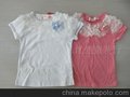 CUTE CLUB夏日炫彩系列--满版细点蕾丝圆领T