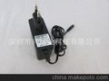 12V1A欧规圆脚胶壳电源
