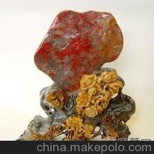 塊血雞血石手把件物理鑒定評估圖片