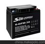 厂家供应12V38AH UPS蓄电池 消防照明用储能电池 CE UL认证