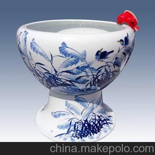 風(fēng)水缸，景德鎮(zhèn)缸，養(yǎng)魚缸圖片