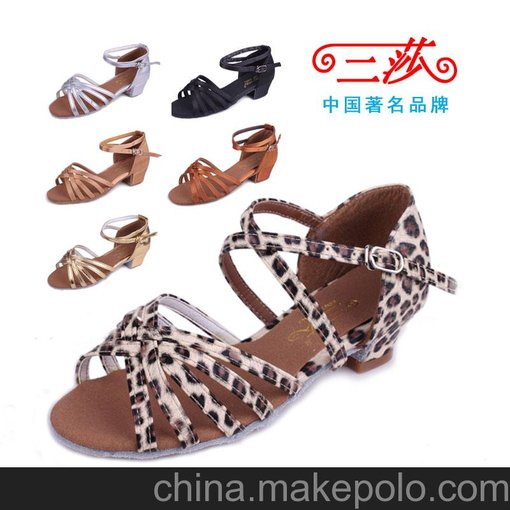 供應(yīng)三莎舞蹈鞋女童拉丁202舞蹈鞋圖片