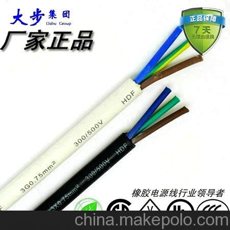 電暖器橡膠線 順德廠家制造 CCC橡膠線 IEC57YZW 3*0.75 3*1.0圖片