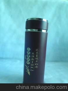 新款直銷 高檔商務(wù)紫砂不銹鋼真空杯！雙層保溫口杯！圖片