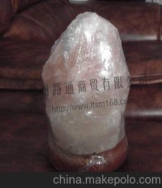 水晶盐灯工艺礼品批发 天然盐灯 盐化石灯