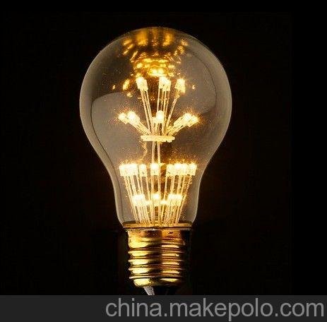 愛(ài)迪生燈泡 LED復(fù)古燈 愛(ài)迪生燈泡 LED仿古燈裝飾燈生產(chǎn)廠家圖片