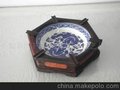 厂家直销供应批发（红木工艺品）礼品.紫檀烟灰缸