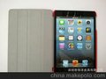 皮具厂ipad mini 皮套 超薄电压三折 带休眠 ipad mini 保护套