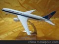 批发供应金属飞机模型/波音B777飞机模型/南航