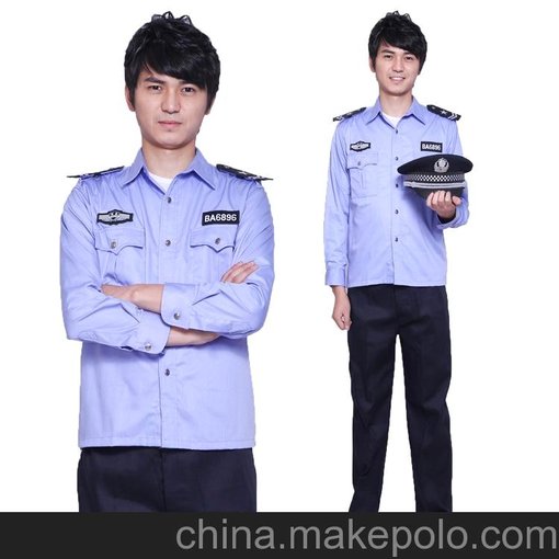 保安服工裝 有現(xiàn)貨供應(yīng) 北京工服制作 批量訂做工作服 繡字印花圖片