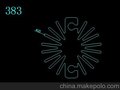 CB-直径23内径8mm太阳花散热器/挤压铝型材散热器/Heatsink