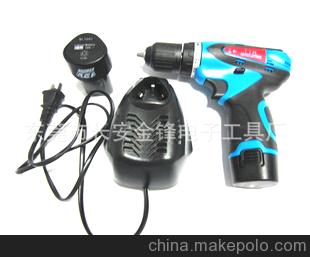 鋰電池手電鉆 充電式手電鉆 充電電鉆 兩電一充（黃色/藍(lán)色）