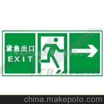 右向緊急出口標(biāo)志,緊急出口標(biāo)識(shí)消防標(biāo)志消防疏散圖片