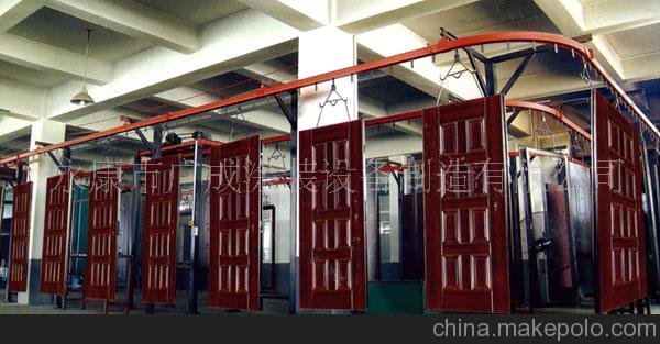 供應(yīng)浙江防盜門噴塑噴流水線圖片
