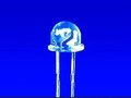 4.8草帽 蓝发蓝LED、草帽蓝灯 LED二极管 深圳LED工厂