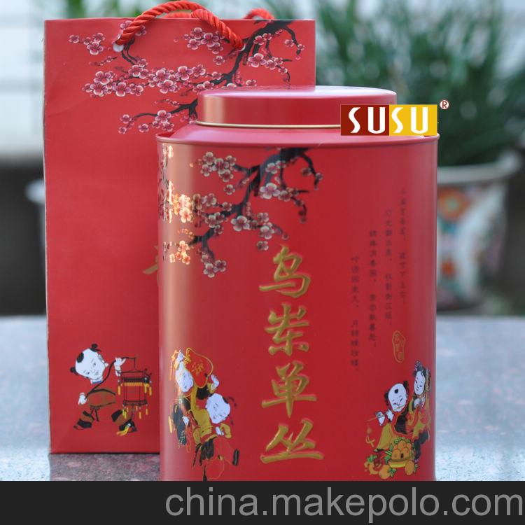中秋送禮品自產單叢紅罐高檔禮盒裝 潮州鳳凰單樅茶 蜜蘭香