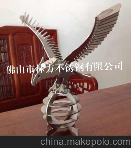 供應(yīng)林方不銹鋼老鷹不銹鋼老鷹 辦公室老鷹工藝品圖片
