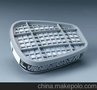 3M6001CN有机气体滤毒盒2个/包喷漆防尘放毒气配合6200防毒面具用