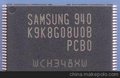 供应K9K8G08U0D-SCB0三星flash 1G芯片，1GB SLC内存