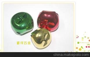 廠(chǎng)家直銷(xiāo) 烤漆　10mm 真空電鍍十字鈴鐺 來(lái)圖來(lái)樣圖片