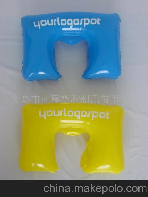 供應(yīng)PVC U型枕頭,充氣枕頭（廠家直銷，質(zhì)優(yōu)價廉，可加印logo）