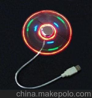 供應(yīng)HONKHK-F2006USB風(fēng)扇 迷你USB風(fēng)扇 七彩風(fēng)扇圖片