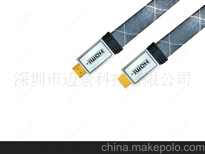 供應(yīng)白色外被紅白注塑模鍍金連接頭HDMI線DVI線VGA線AV音頻線圖片