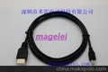 Micro HDMI转HDMI线 高清连接 手机XT928 XT910平板电脑A500