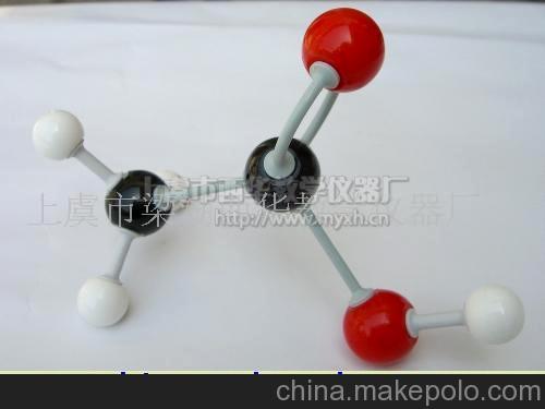 教學模型-有機分子結構模型-球棍模型-乙酸(圖)圖片