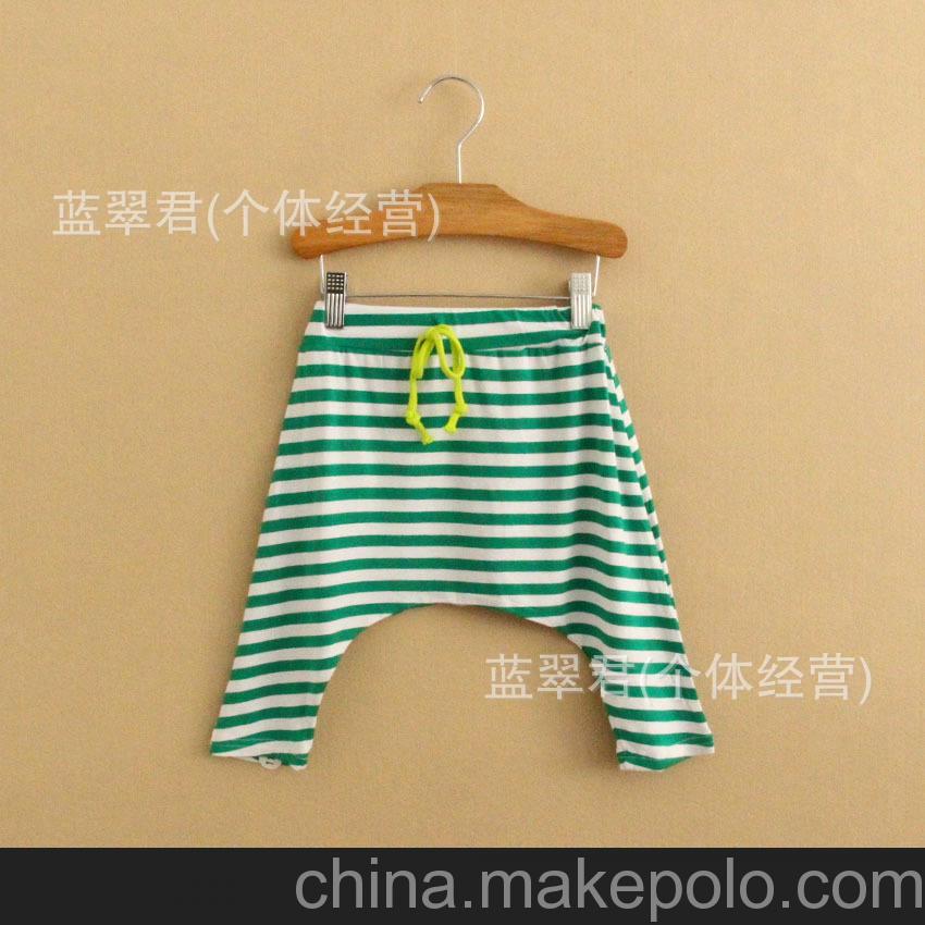 2013夏季新款 韓版兒童莫代爾哈倫褲 大襠褲兒童垮褲 外貿童裝