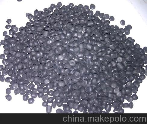 廠家直銷：黑色PVC再生料 可注塑 擠塑圖片