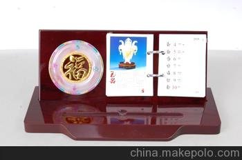 南京2013水晶臺歷座制作圖片