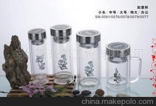2012年熱銷(xiāo)外形精致雙層玻璃杯圖片